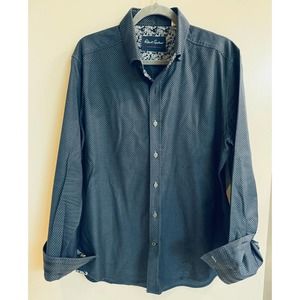 Robert Graham Navy button down shirt